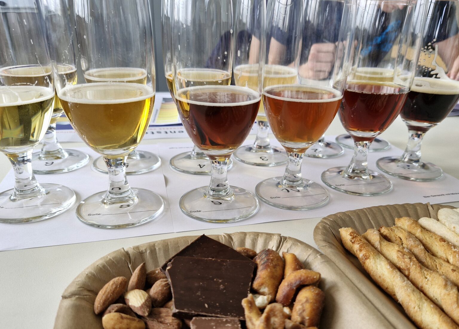 Bier Verkostung